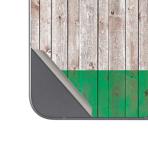 Ireland Flag Dark Wood Google Pixel 9 Pro Fold Skin